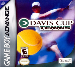 Davis Cup Tennis box art for GameBoy Advance